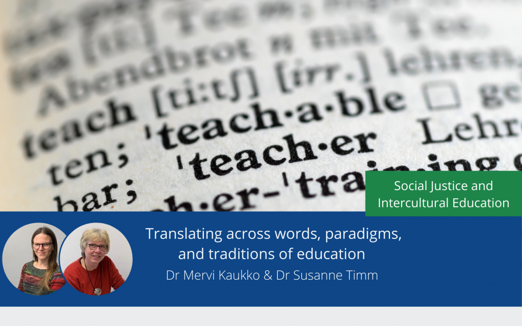 Translating across words, paradigms, and traditions of education